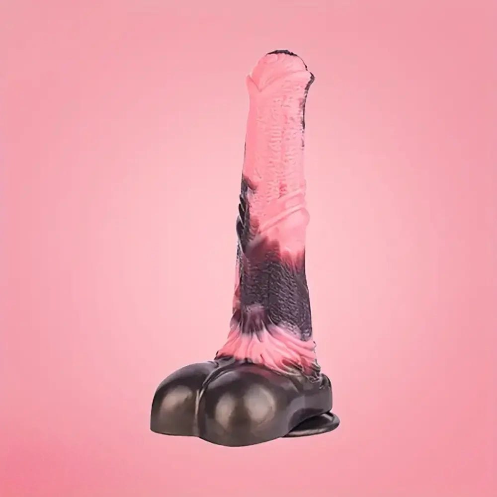 Horse Style Fantasy Dildo 4 Sizes - Silicone Animal-Style Dildo