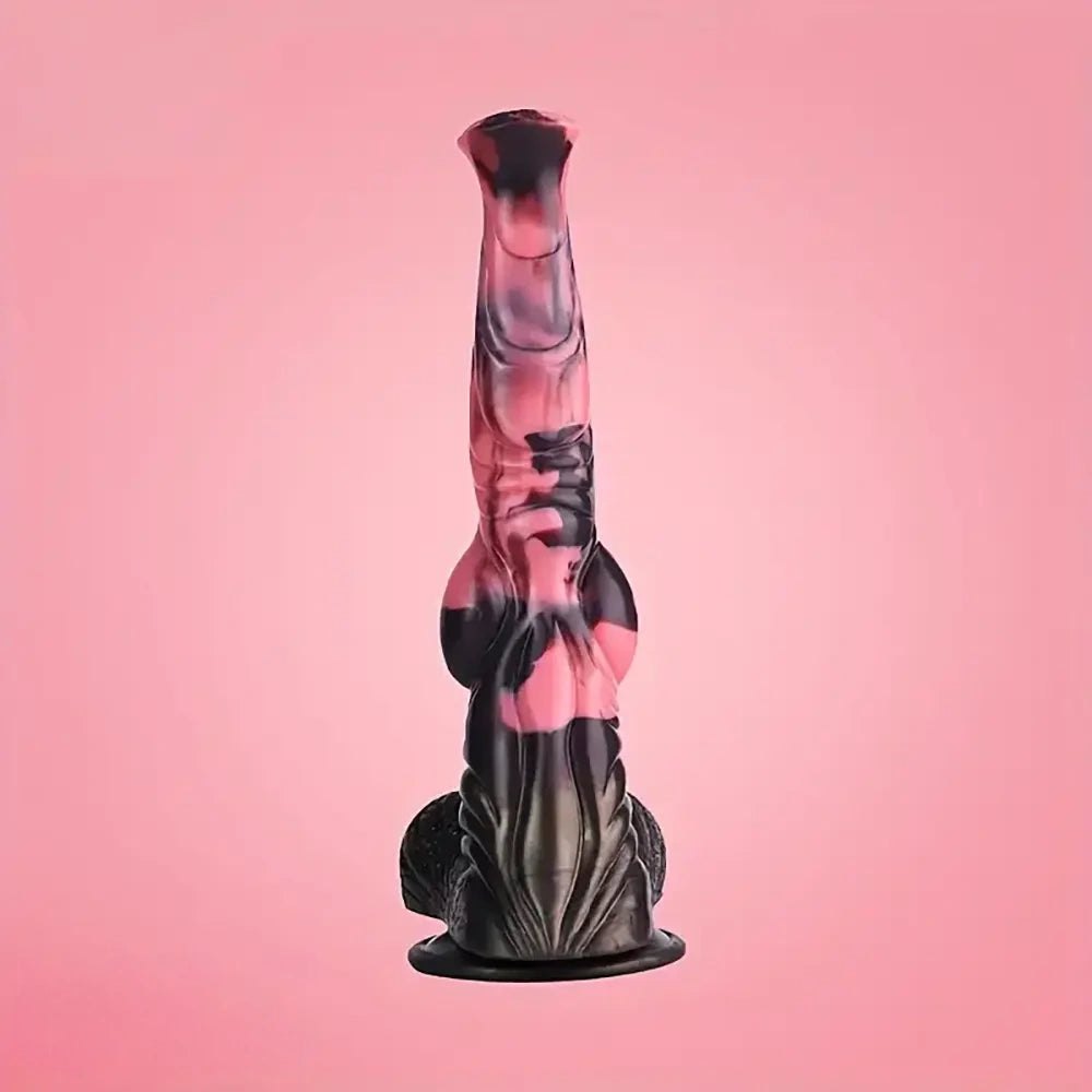 Horse Style Fantasy Dildo 4 Sizes - Silicone Animal-Style Dildo
