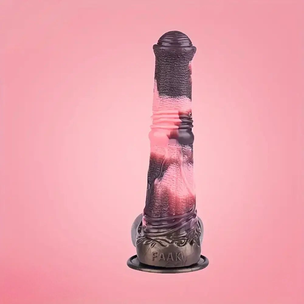 Horse Style Fantasy Dildo 4 Sizes - Silicone Animal-Style Dildo