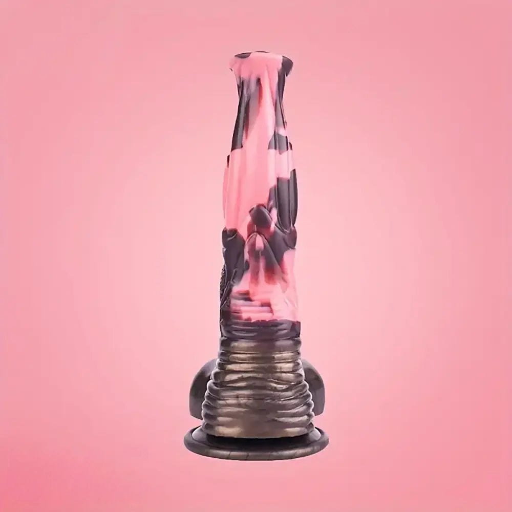 Horse Style Fantasy Dildo 4 Sizes - Silicone Animal-Style Dildo