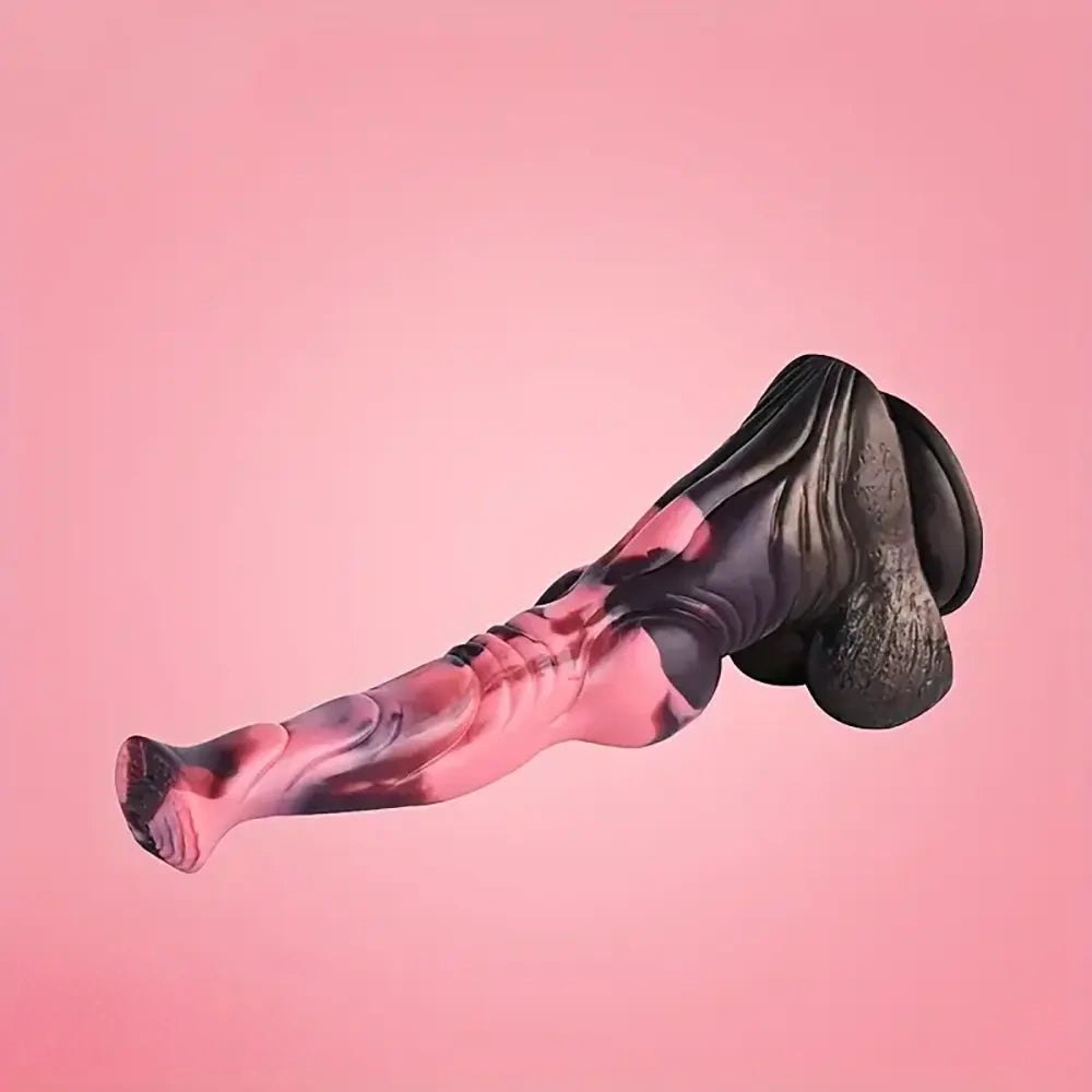 Horse Style Fantasy Dildo 4 Sizes - Silicone Animal-Style Dildo