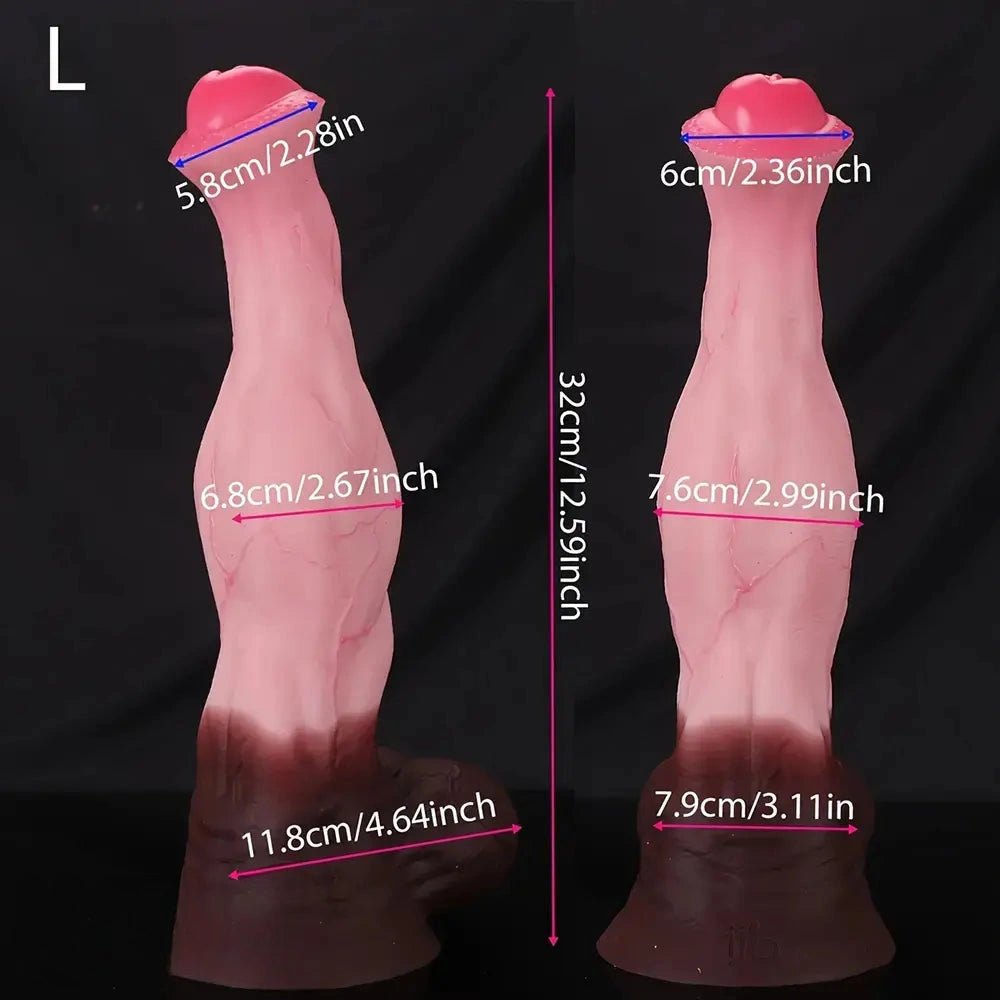 Huge Horse Knot Dildo - Knotted Horse Animal Dildo