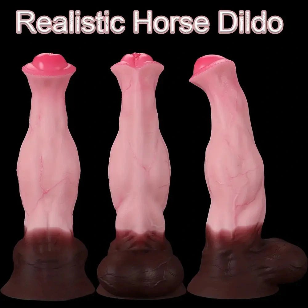 Huge Horse Knot Dildo - Knotted Horse Animal Dildo