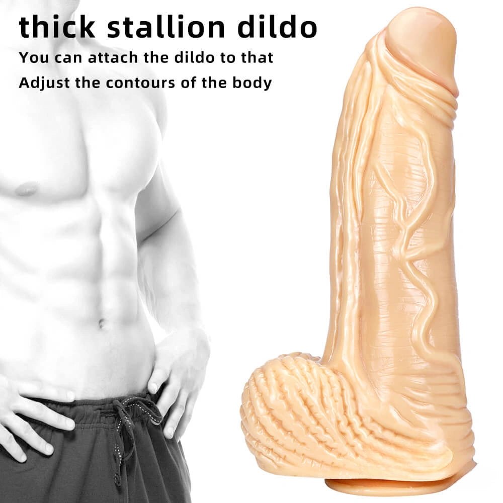 Huge Realistic PVC Dildo 15 in - Lifelike Realistic Dildo