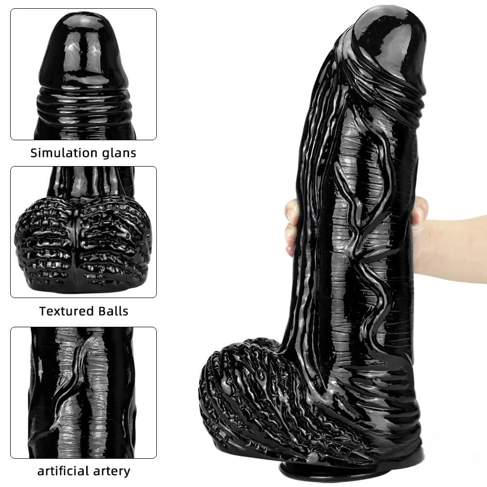 Huge Realistic PVC Dildo 15 in - Lifelike Realistic Dildo