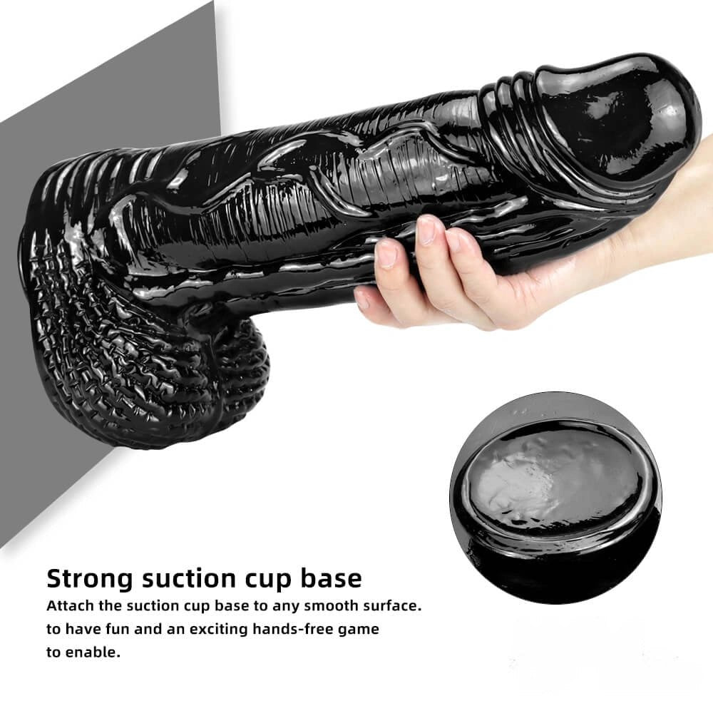 Huge Realistic PVC Dildo 15 in - Lifelike Realistic Dildo