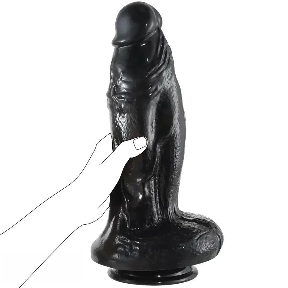 Huge Veined Suction Cup Dildo - Big Realistic 12.99in Dildo