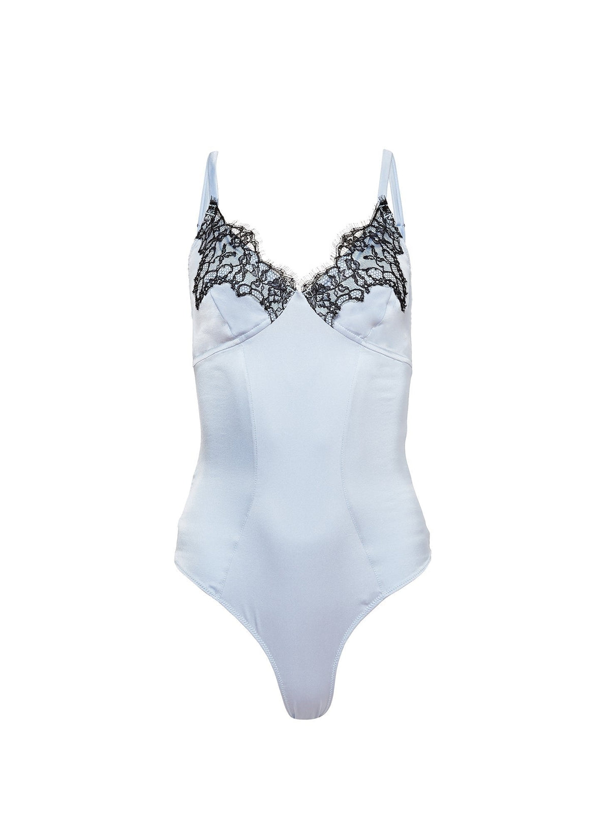 Ice Blue Lace Bodysuit - Lingerie Bodysuit for Women