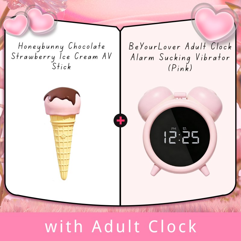 Ice Cream Dual-Ended Wand Vibrator - Silicone Wand Massager