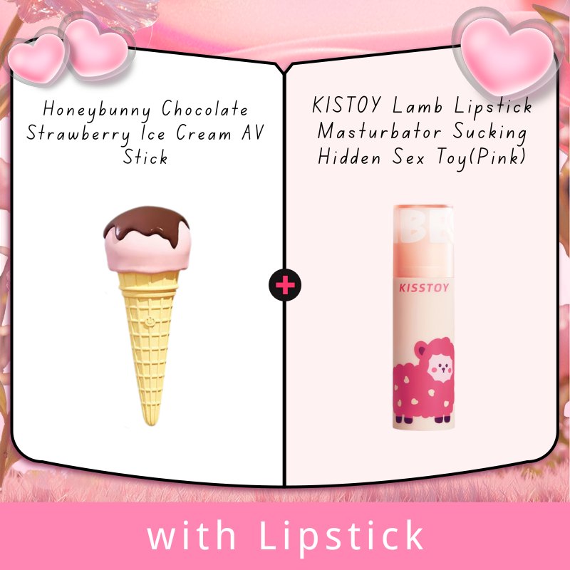 Ice Cream Dual-Ended Wand Vibrator - Silicone Wand Massager