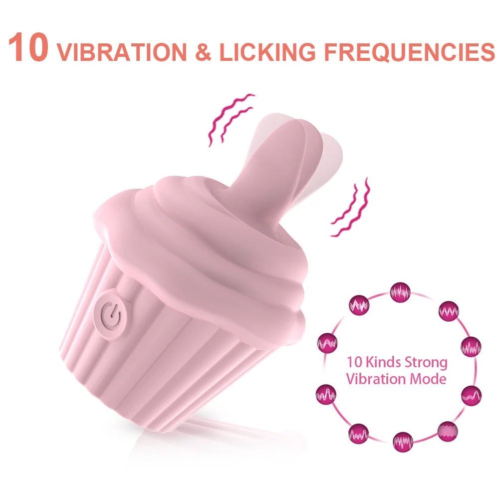 Ice Cream Tongue Licking Egg - Push-Button or Remote