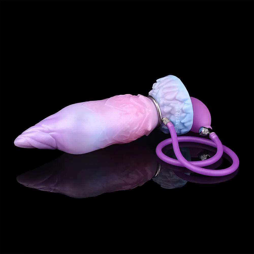 Inflatable Alien Fantasy Dildo 8.14in - Inflatable Fantasy Dildo