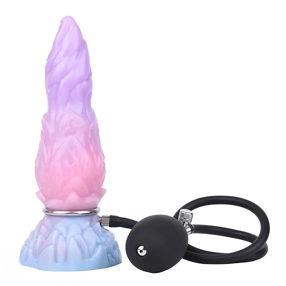 Inflatable Alien Fantasy Dildo 8.14in - Inflatable Fantasy Dildo