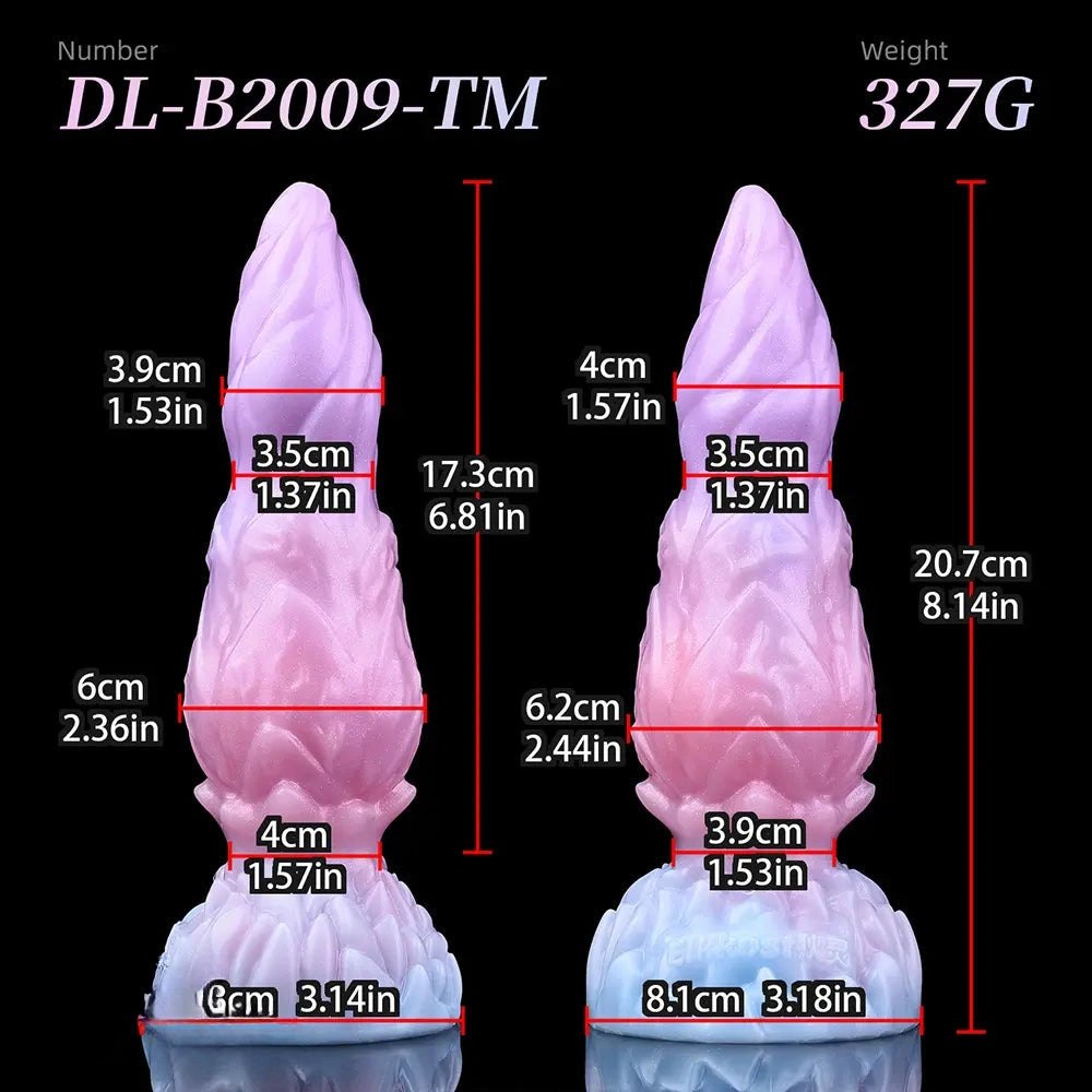 Inflatable Alien Fantasy Dildo 8.14in - Inflatable Fantasy Dildo