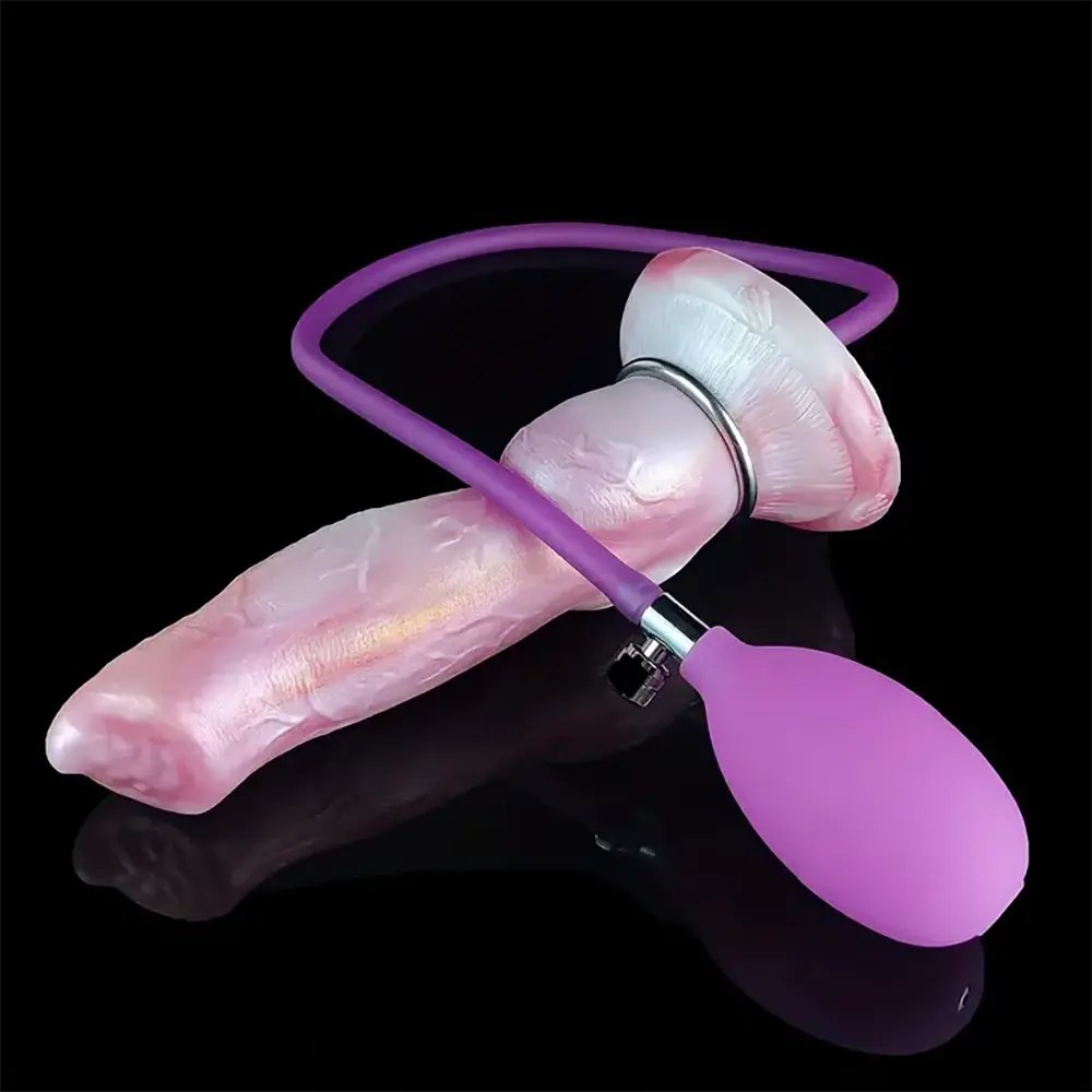 Inflatable Dog Knot Fantasy Dildo - Knotted Dildo