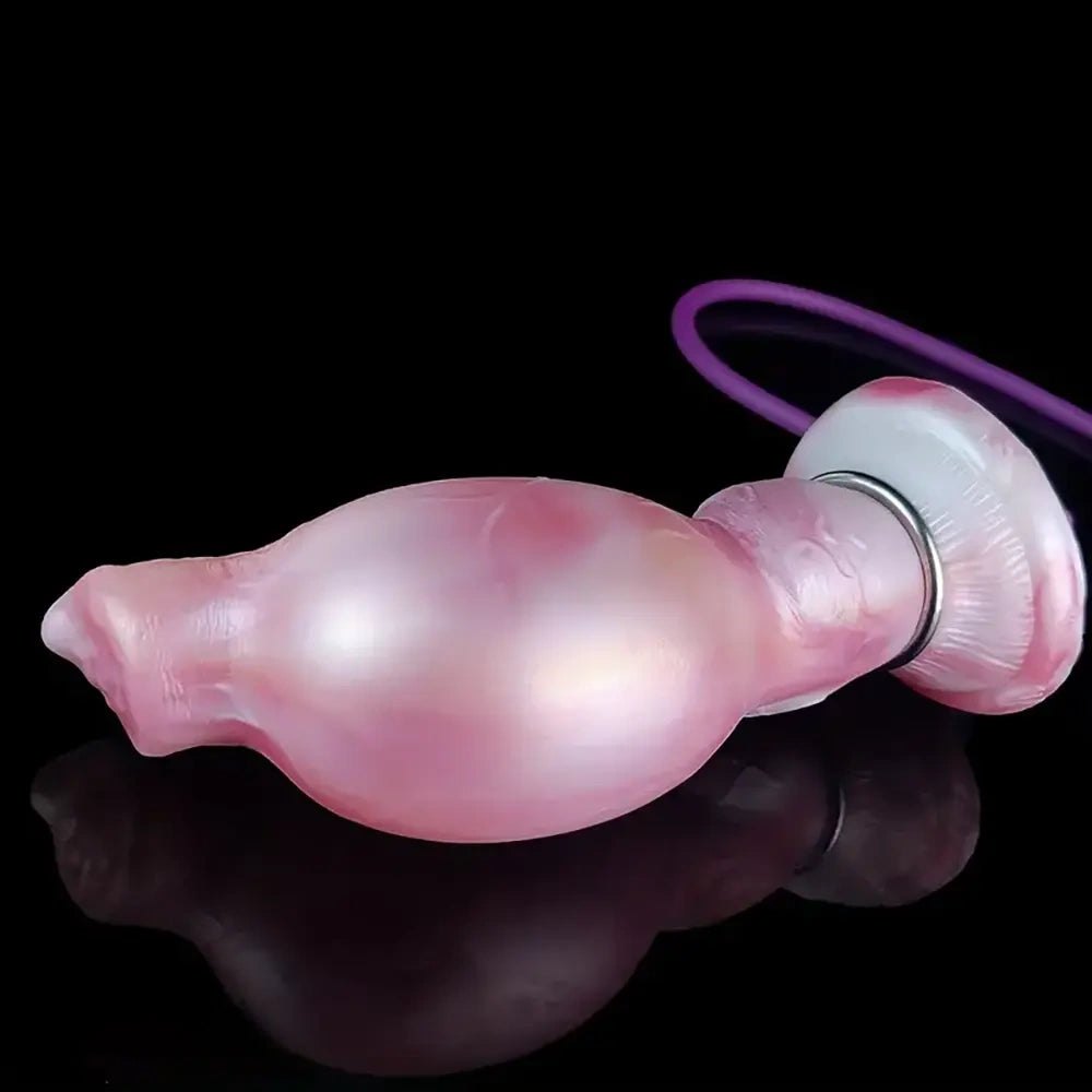Inflatable Dog Knot Fantasy Dildo - Knotted Dildo