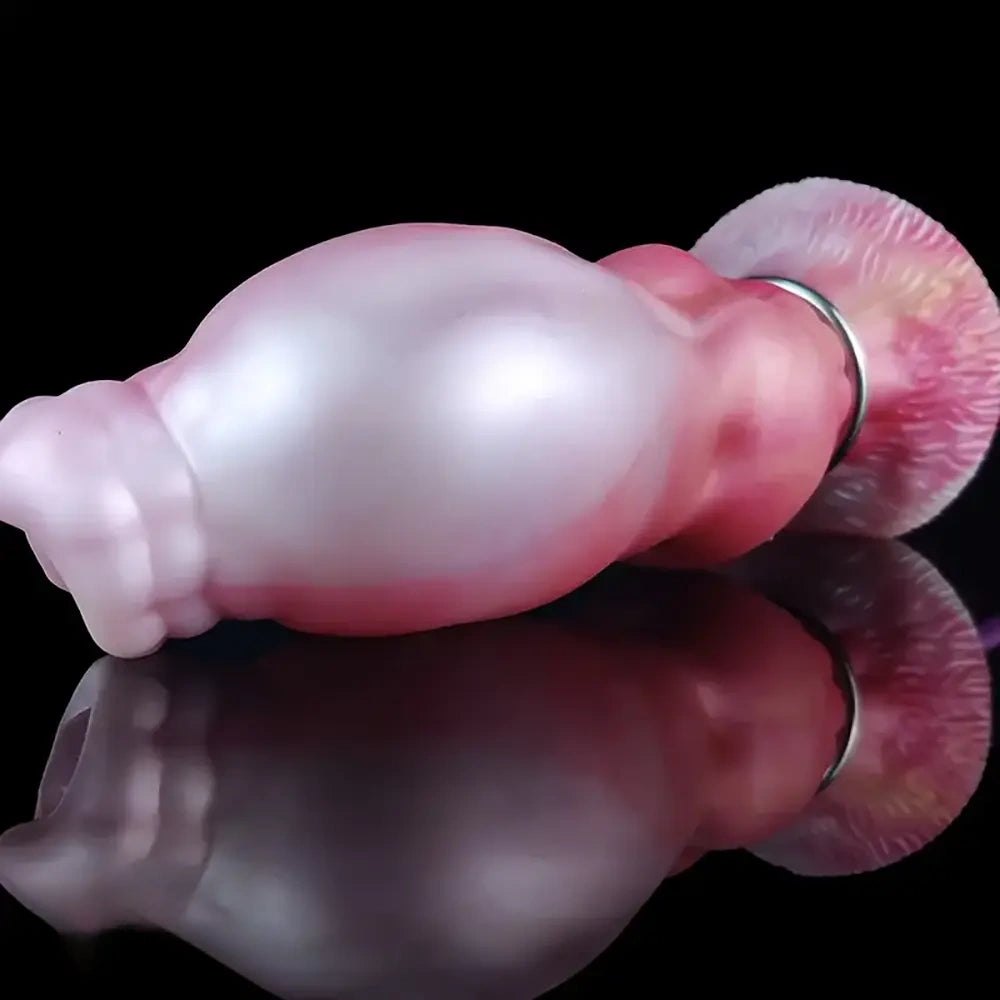 Inflatable Dog Knot Dildo - Silicone Knotted Dildo