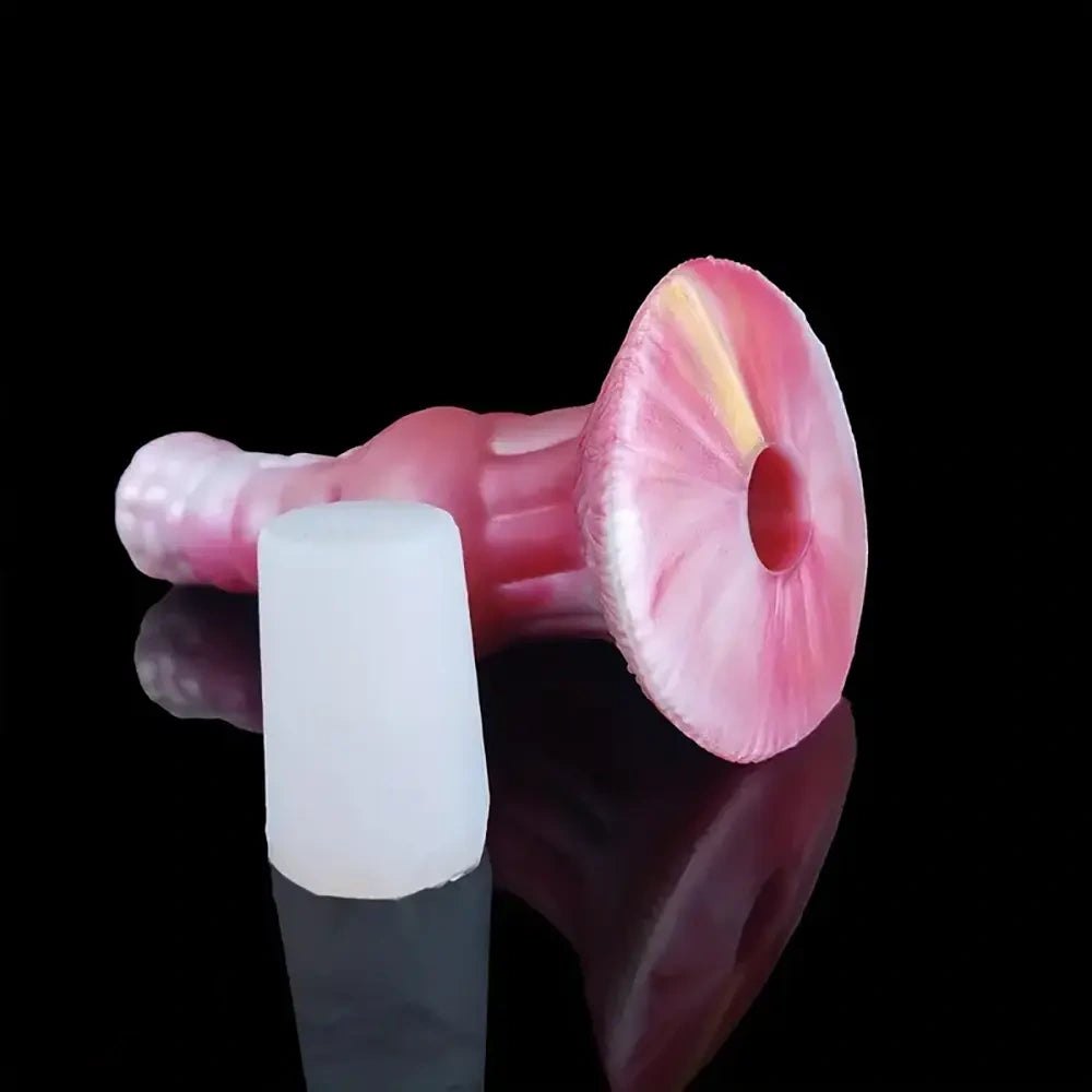 Inflatable Dog Knot Dildo - Silicone Knotted Dildo