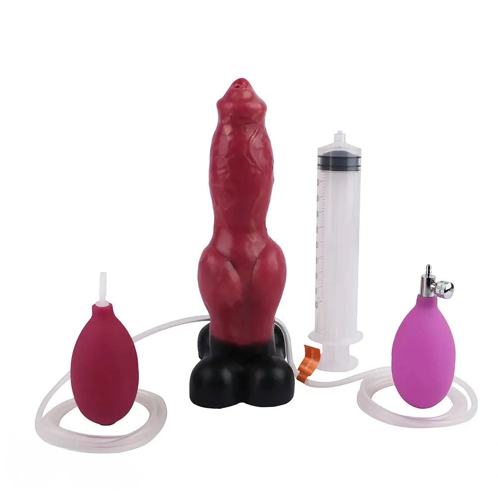 Inflatable Knot Animal Dildo - Silicone Animal Dildo