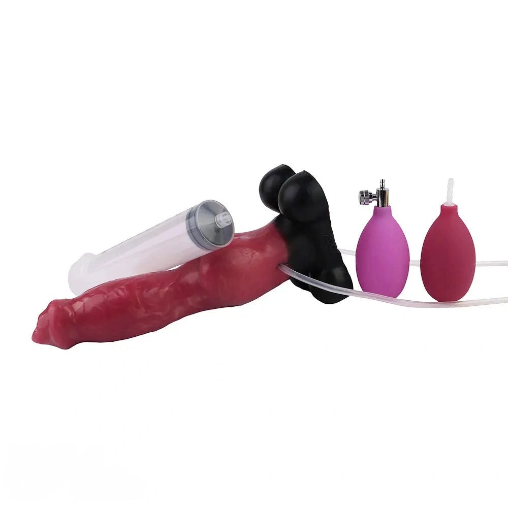 Inflatable Knot Animal Dildo - Silicone Animal Dildo