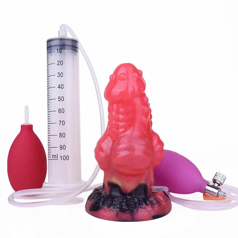 Inflatable Knot Fantasy Dildo - Silicone Monster Dildo