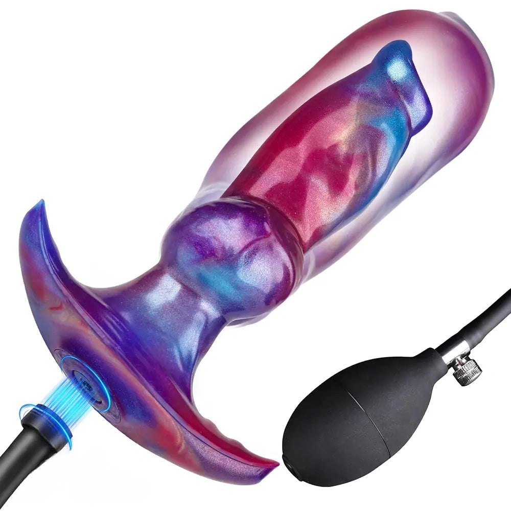 Inflatable Knot Dildo 6.7 in - Knotted Horse Dildo