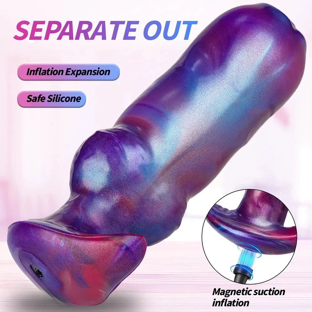 Inflatable Knot Dildo 6.7 in - Knotted Horse Dildo