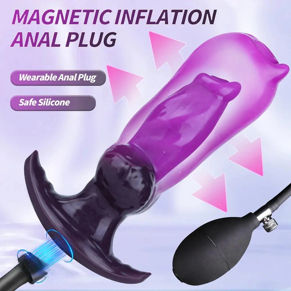 Inflatable Knot Dildo 6.7 in - Knotted Horse Dildo