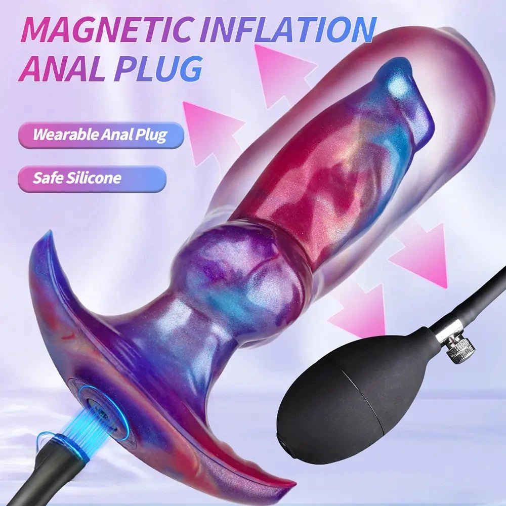 Inflatable Knot Dildo 6.7 in - Knotted Horse Dildo