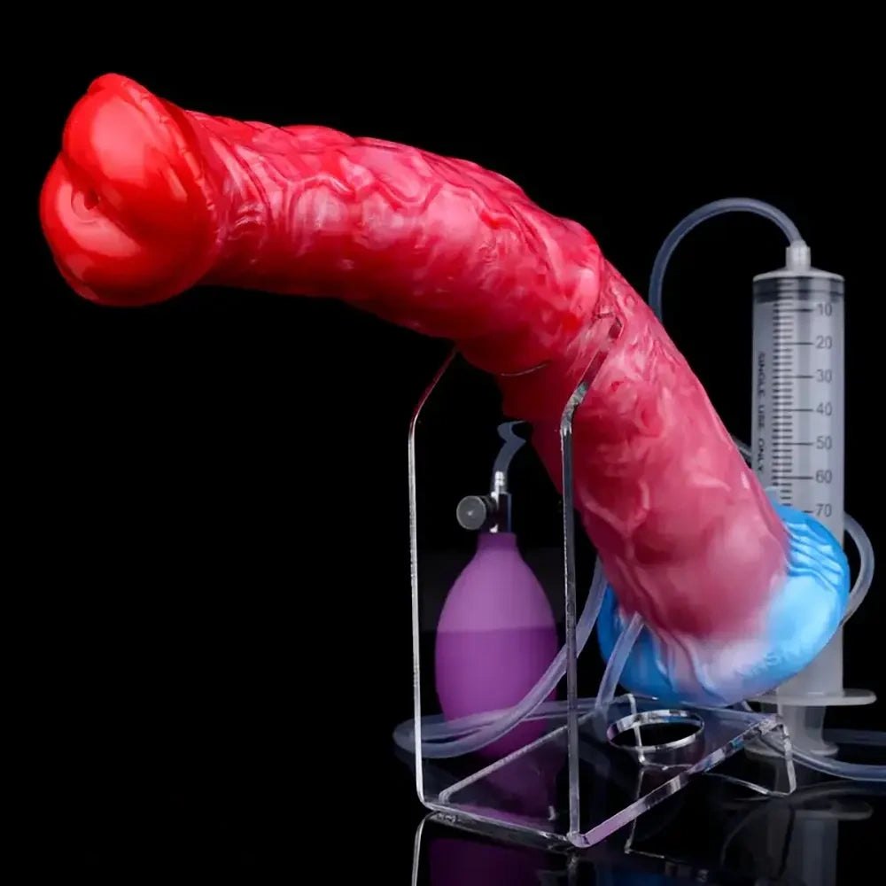 Inflatable Knot Horse Dildo - Silicone Animal Knot Dildo