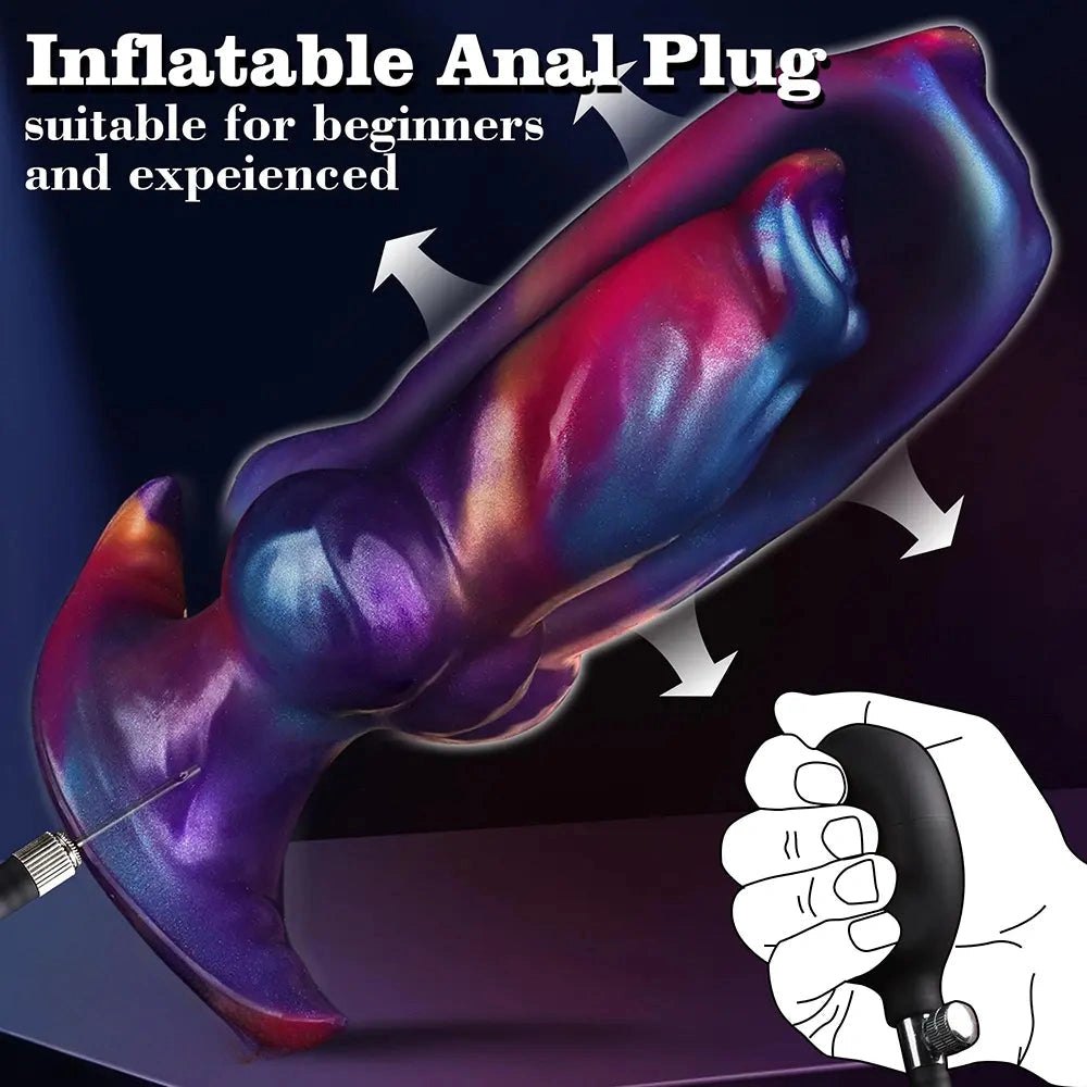 Inflatable Monster Knot Dildo - Knotted Dildo