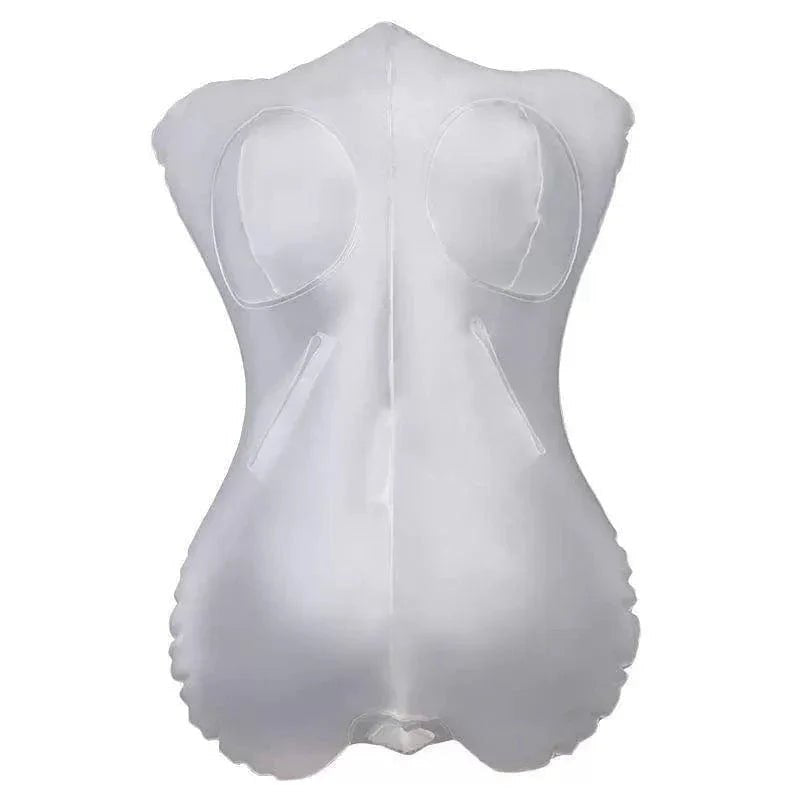 Inflatable Torso Sex Doll - Dual Channel PVC Body