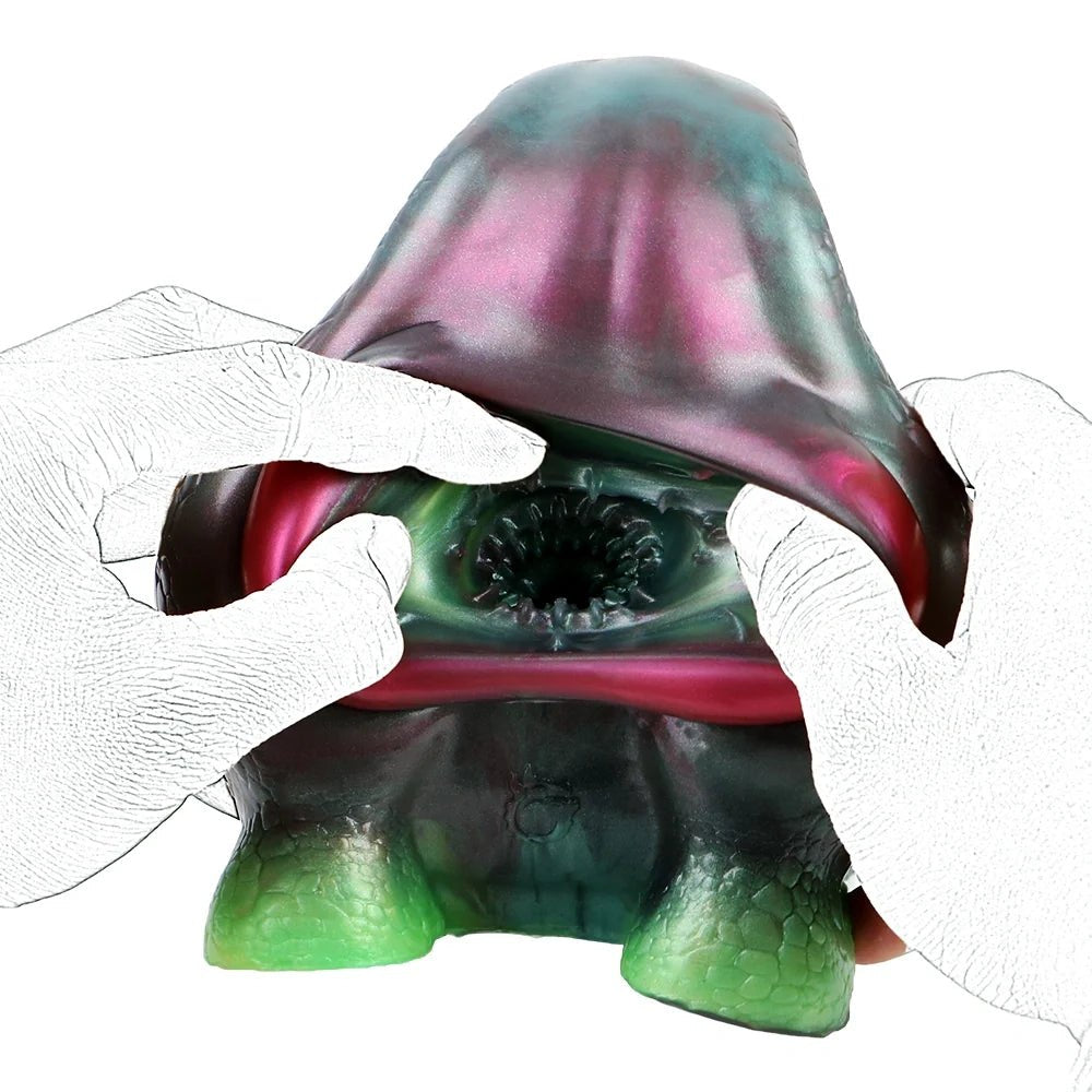Iridescent Lizard Scale Masturbator - Fantasy Reptile Stroker