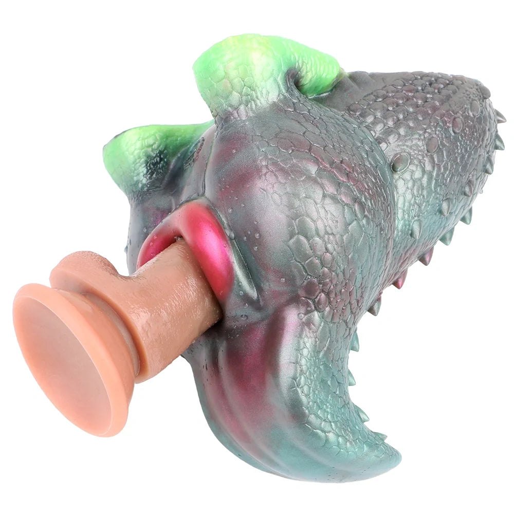 Iridescent Lizard Scale Masturbator - Fantasy Reptile Stroker