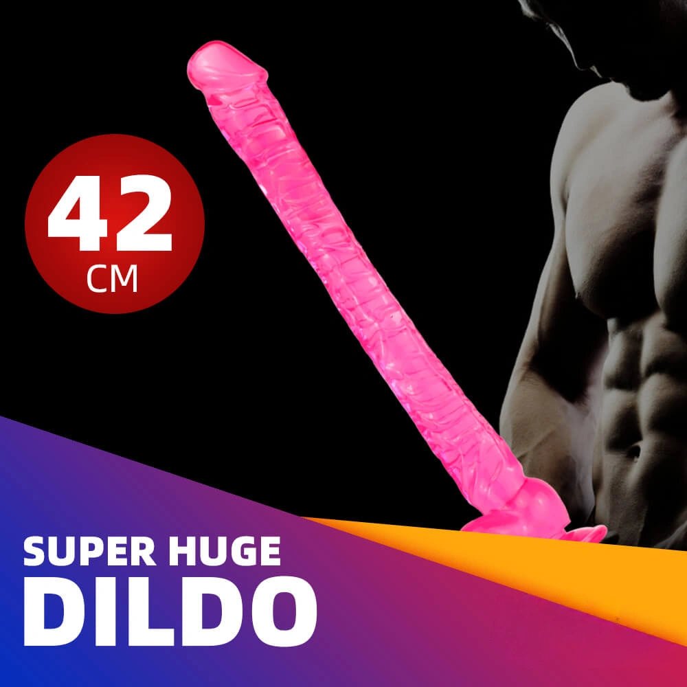 Jelly Realistic PVC Dildo - Realistic Jelly Dildo
