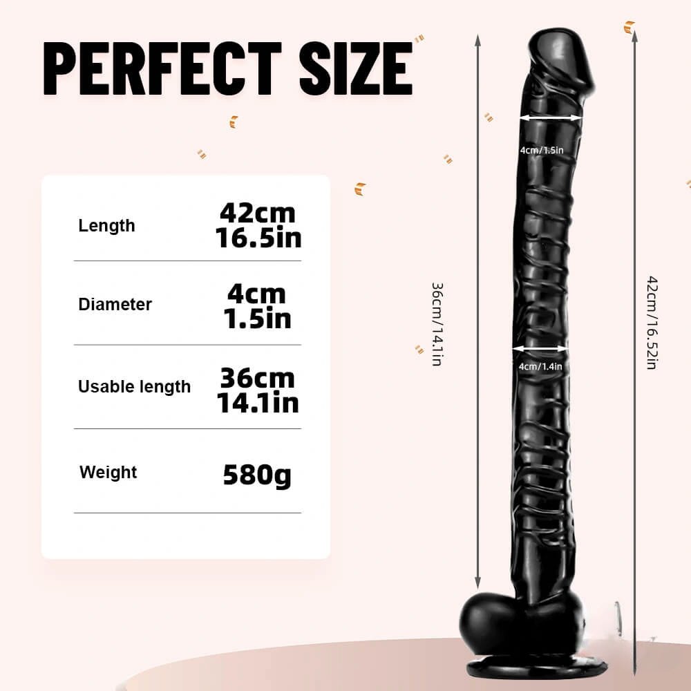 Jelly Realistic PVC Dildo - Realistic Jelly Dildo