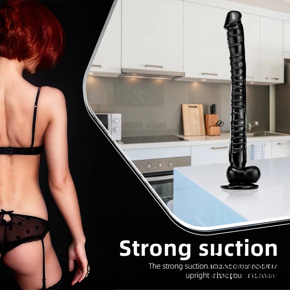 Jelly Realistic PVC Dildo - Realistic Jelly Dildo