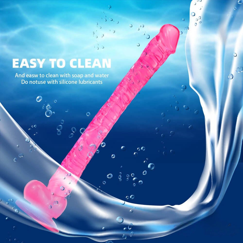 Jelly Realistic PVC Dildo - Realistic Jelly Dildo
