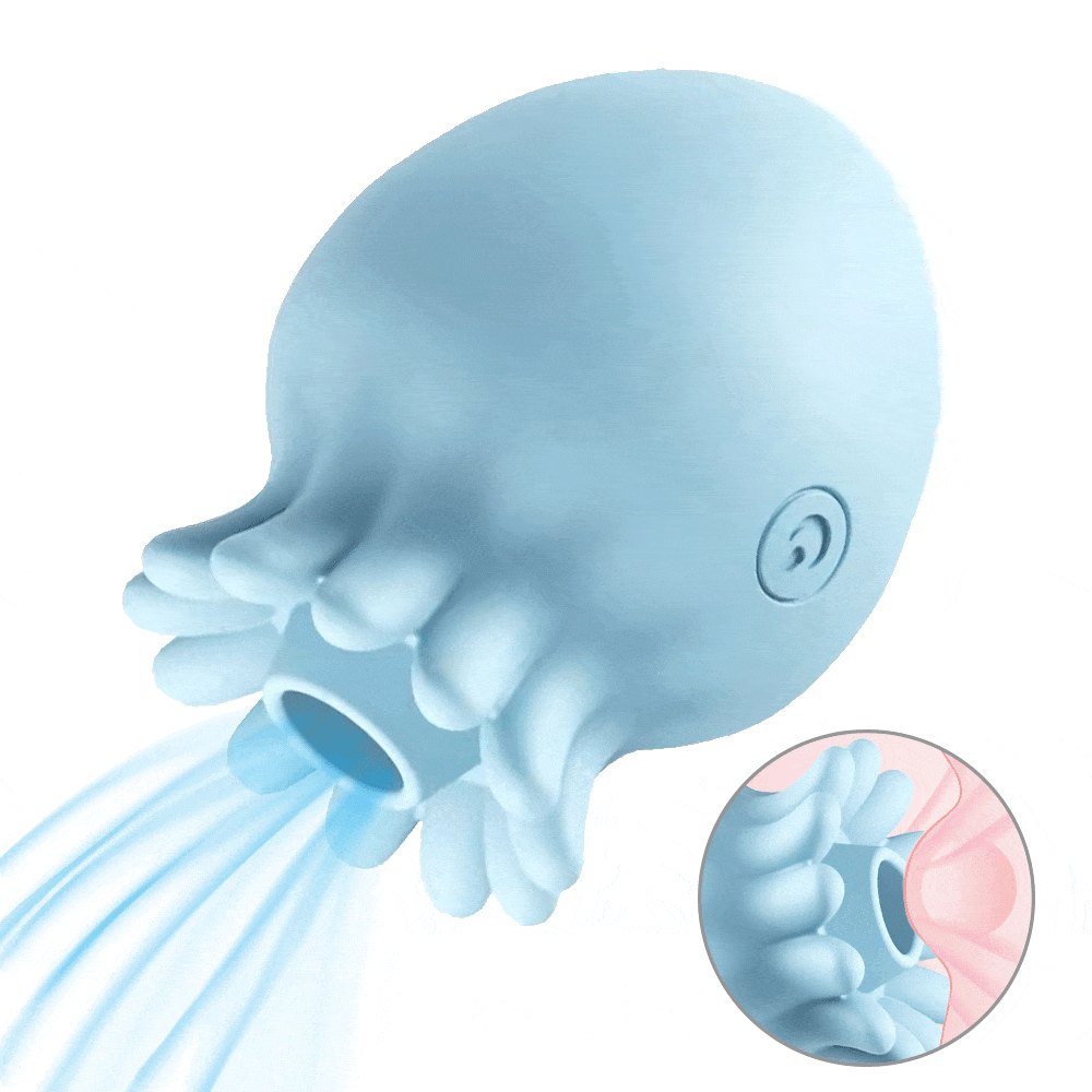 Jellyfish Clit Sucking Vibrator - Rose Toy Style Clit Sucker