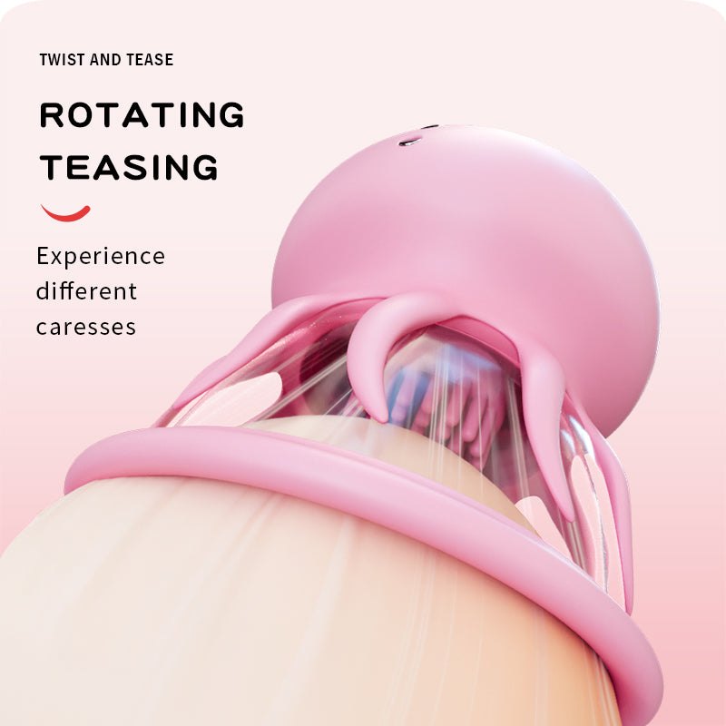 Jellyfish Nipple Suction Toy - Waterproof Nipple Sucker