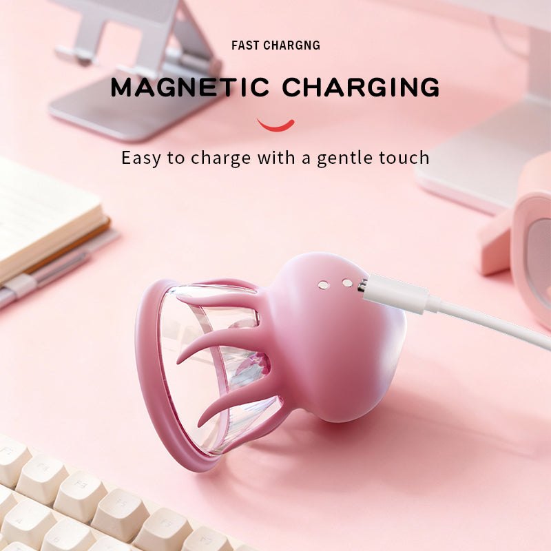 Jellyfish Nipple Suction Toy - Waterproof Nipple Sucker