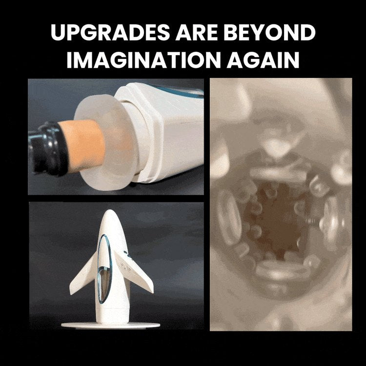 Jet Fighter Heated Stroker - Automatic Male Masturbator