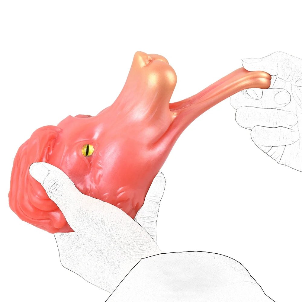 Kitsune Fox Head Oral Masturbator - Anime Onahole Stroker