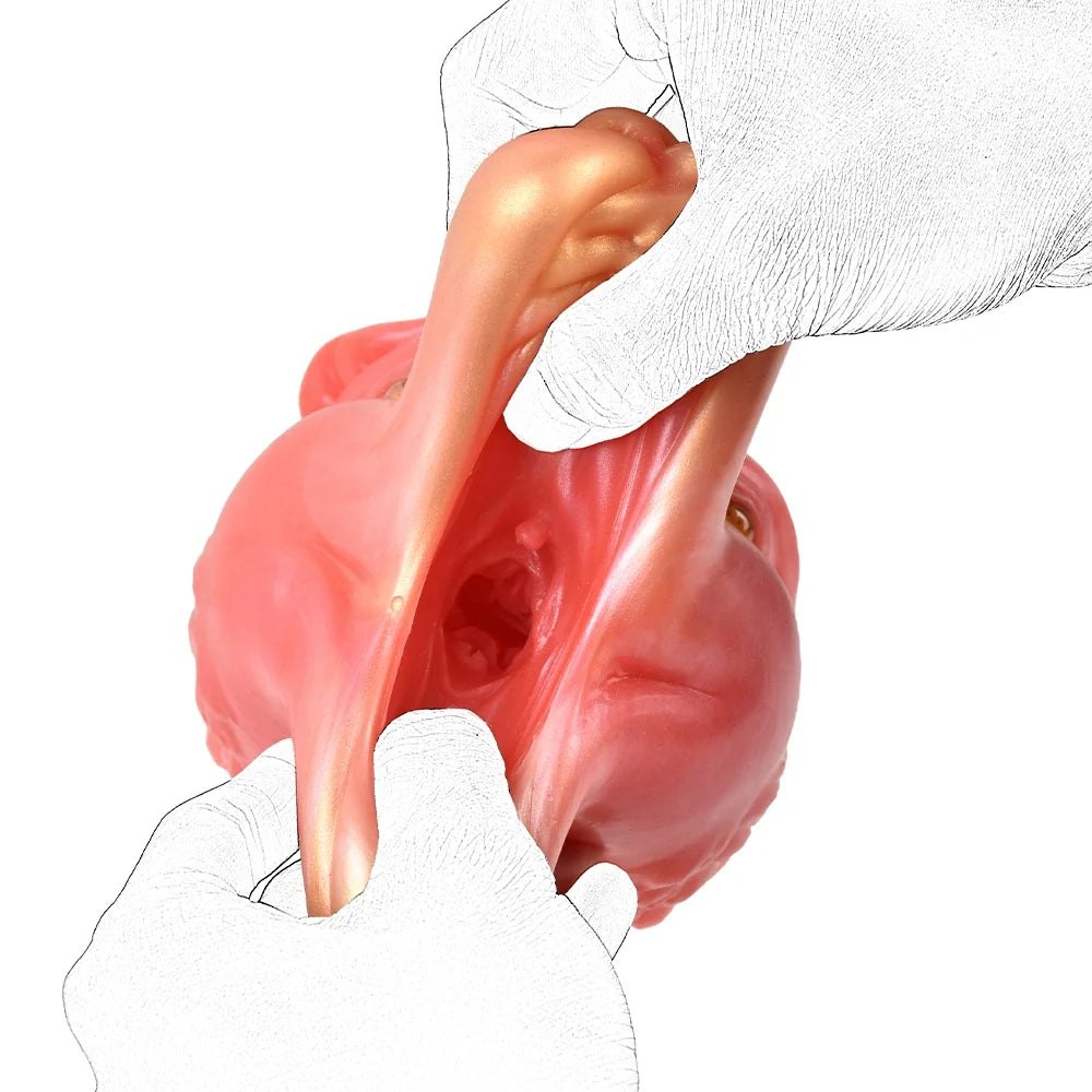 Kitsune Fox Head Oral Masturbator - Anime Onahole Stroker