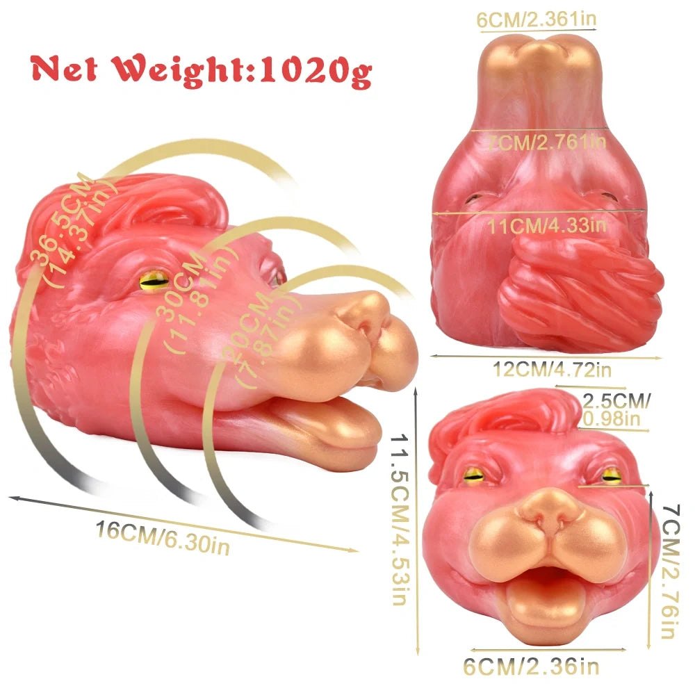 Kitsune Fox Head Oral Masturbator - Anime Onahole Stroker
