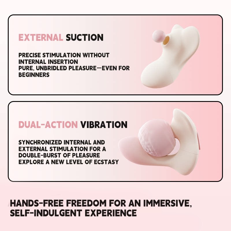 Detachable Kitty Suction Vibrator - Wearable Clit Sucker