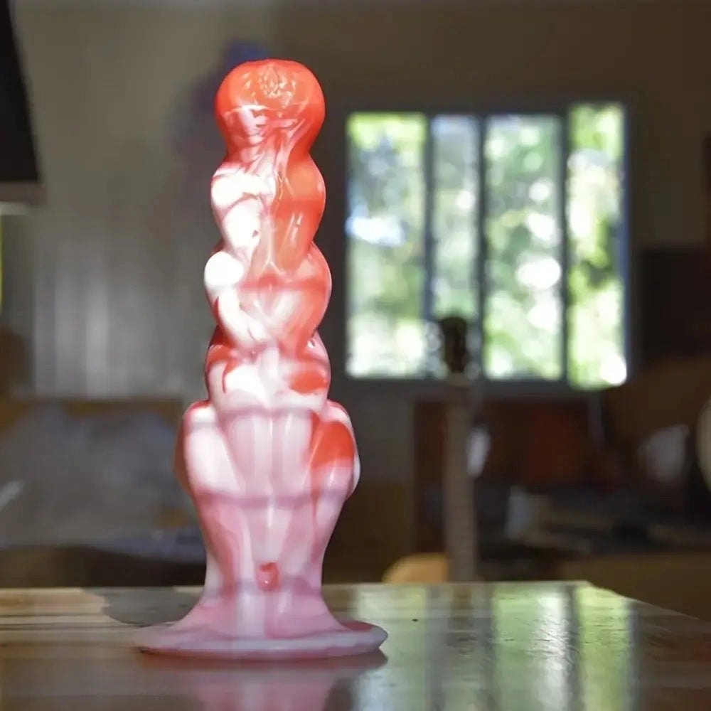 Knobbed Silicone Anal Dildo - Textured Dildo For Anal Play