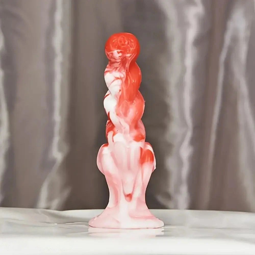 Knobbed Silicone Anal Dildo - Textured Dildo For Anal Play