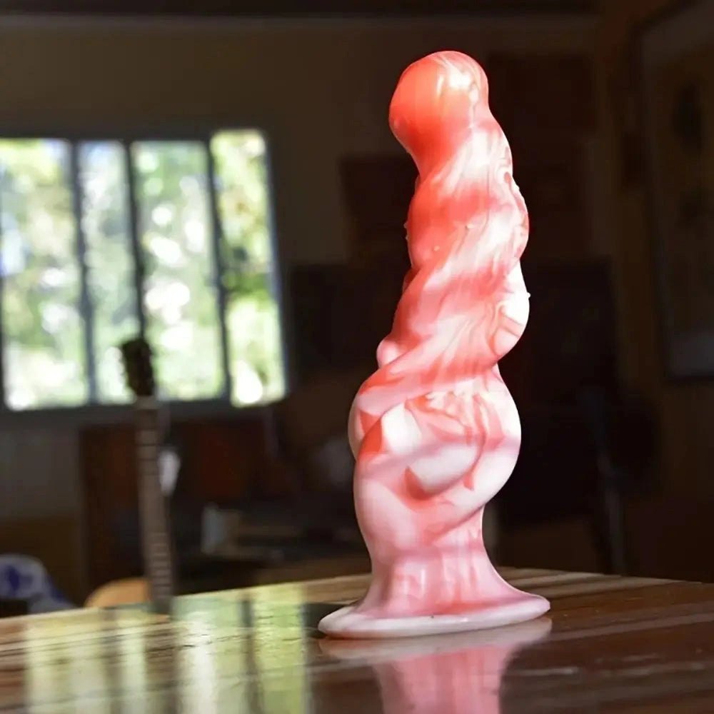 Knobbed Silicone Anal Dildo - Textured Dildo For Anal Play