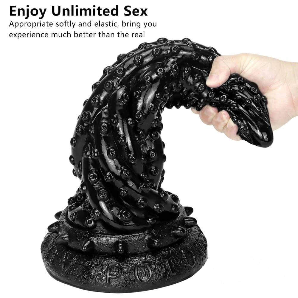 Knobby Dragon Fantasy Dildo - Textured PVC Monster Toy